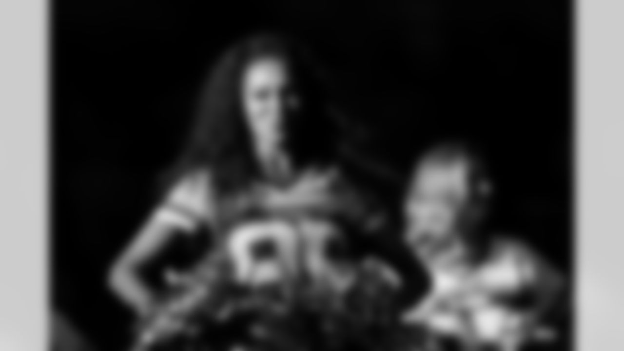 19 October 2025:   Cheerleaders halftime show
of the Dallas Cowboys during their regular season 44-22 win over the Washington Commanders at AT&T Stadium in Arlington, Texas.  Photo by James D. Smith/Dallas Cowboys