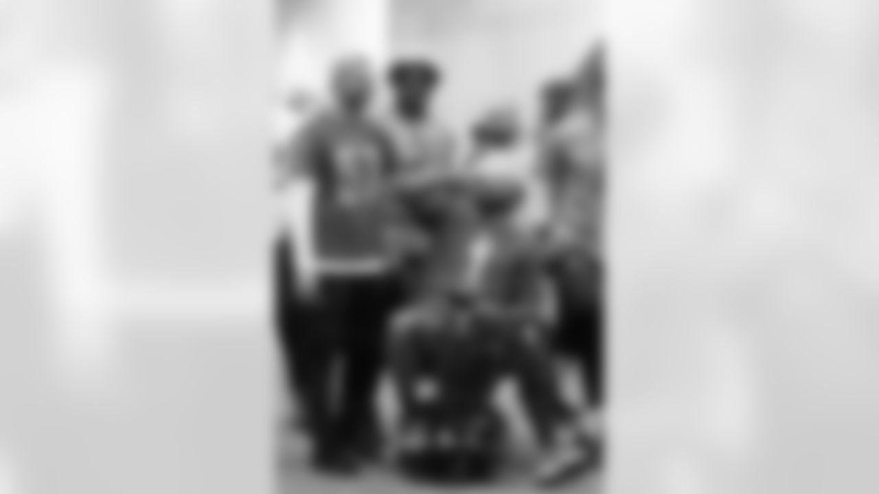 Luke Gifford earns Pro Bowl selection

Former Cowboys linebacker Luke Gifford didn't have to travel far to make his first Pro Bowl. The 49ers linebacker made the NFC squad as a special teams player and spent the week in San Francisco with some of his current and former teammates. 
Gifford (57), chats with Micah Parsons (sitting) and Tyler Smith (73) during a Pro Bowl practice. The three were teammates during the 2022 season with the Cowboys. 
Gifford played four years in Dallas (2019-22) before spending two seasons with the Titans and then last year with the 49ers. 
Gifford was among four former Cowboys to earn a Pro Bowl selection this year, along with Parsons, Nahshon Wright and DeMarcus Lawrence.