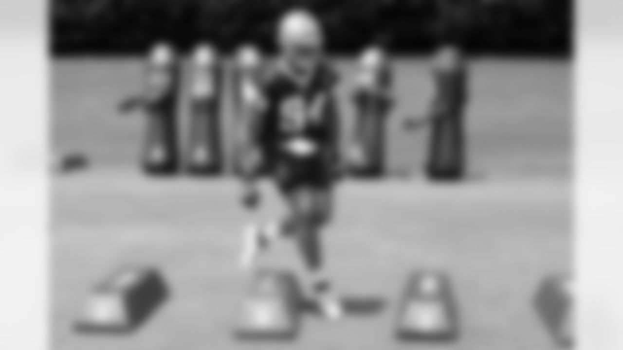 23 May 2024:  Marshawn Kneeland (94)
of the Dallas Cowboys during an organized team activity (OTA) practice at the Ford Center at The Star in Frisco, Texas.   Photo by James D. Smith/Dallas Cowboys
