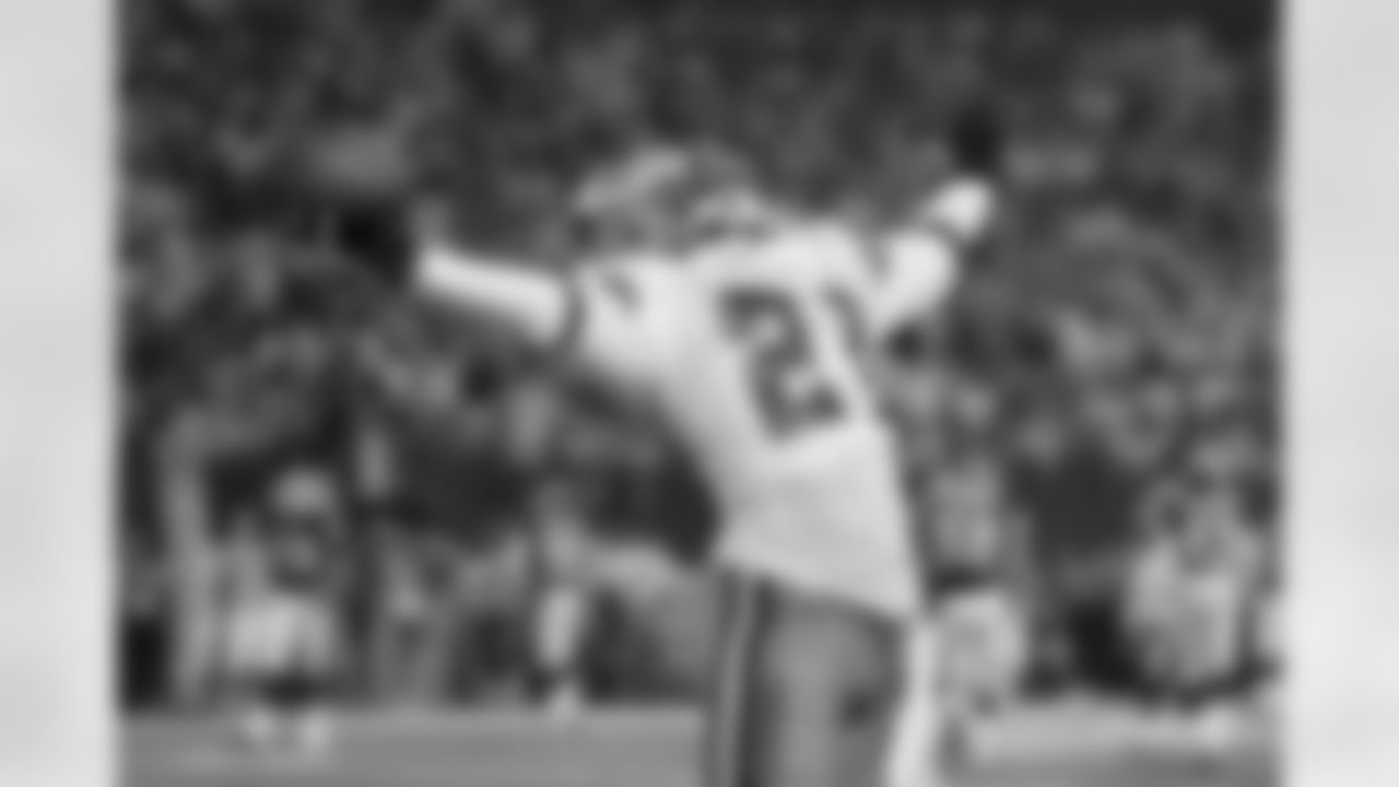 *4) In a 31-7 win at the Giants on Sept. 21, 1998, this player returned both an interception and a punt for touchdowns, the only player in Cowboys history to do so in the same game. *

Playing in front of a national television audience in this Monday night showdown, Deion Sanders was indeed Prime Time. He earned the game's first touchdown on a 59-yard punt return in the second quarter, and then wrapped up the scoring with a 71-yard pick six in the fourth. Behind that amazing effort, he became the last player in NFL history, and just the third ever, to reach the end zone on punt and interception returns in the same game. Just for good measure, he also had four tackles and a fumble recovery on defense and caught a 55-yard pass on offense that would lead to yet another touchdown, making him the only player in league history to ever record such a statistical game.