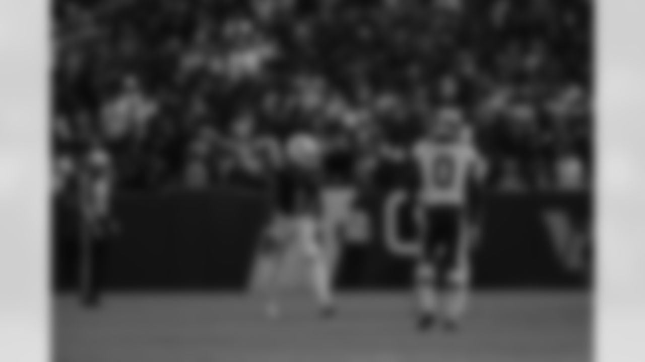 Coming Up Clutch

With Ryan Flournoy sidelined with a knee injury, Jalen Tolbert was active for the Cowboys for the first time since Dallas played Kansas City on Thanksgiving. 

Four catches for 31 yards doesn't pop too much off of the paper, but Tolbert came down with some crucial fourth down catches, including one on Dallas' second drive of the game that would ultimately lead to Dallas scoring their second touchdown of the afternoon. 

Earlier in the week, head coach Brian Schottenheimer said he spoke with Tolbert, and that being inactive recently has been hard on the fourth-year wide receiver who had seven touchdowns a year ago. 

Schottenheimer added, "he certainly can play in this league," and Tolbert came to play on Christmas for Dallas.