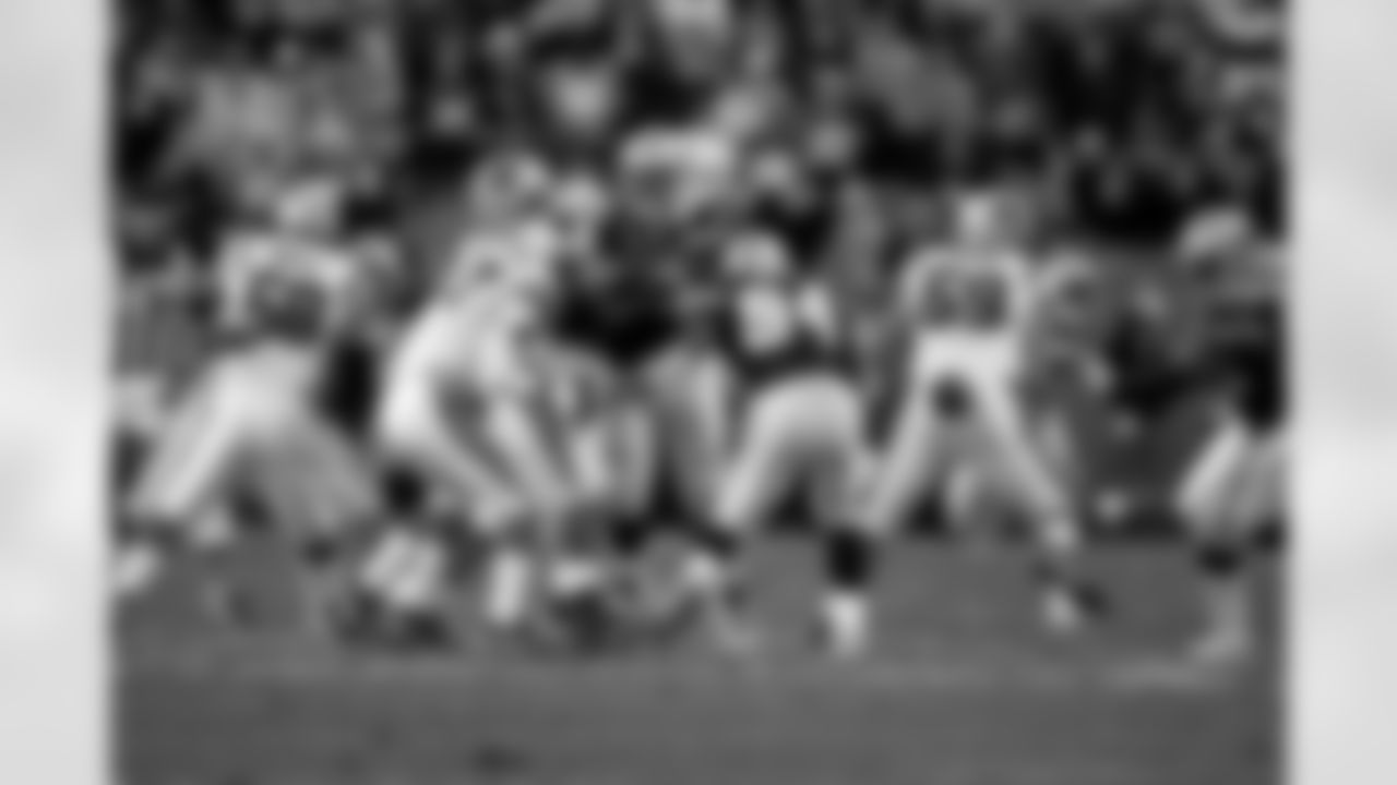 16) And also in that same game, which player tied the Cowboys rookie record with three sacks in a single game in a Christmas Eve win over the Panthers?
DeMarcus Ware (94) entered the game on Dec. 24 with only four sacks. He added three to the list. And all of his sacks, included a forced fumble on Panthers QB Jake Delhomme.