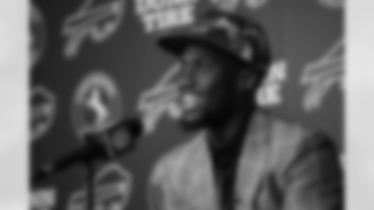 Kaiir Elam, 23rd overall, Bills, 2022
The Bills grabbed Elam off the board, adding a cornerback with coverage skills and some NFL bloodlines.
Elam is the son of former NFL safety Abram Elam, who played two years with the Cowboys from 2006-07.
Kaiir Elam spent four years with the Bills before being traded to the Cowboys this offseason.