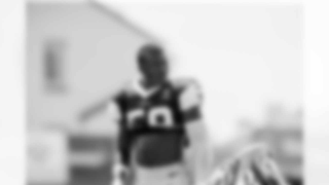 19. Kenneth Murray
Despite missing parts of camp because he went back to Dallas for the birth of his child, Murray made an impact in his first camp with the Cowboys.
Traded for in the offseason, Murray has been a tackle-machine in the pros and while there was no tackling in practice, the coaches encourage what they call as a "thud" and Murray didn't plenty of thudding. He's one of the key components to the 2025 defense and he looked the part when he was on the field in Oxnard.