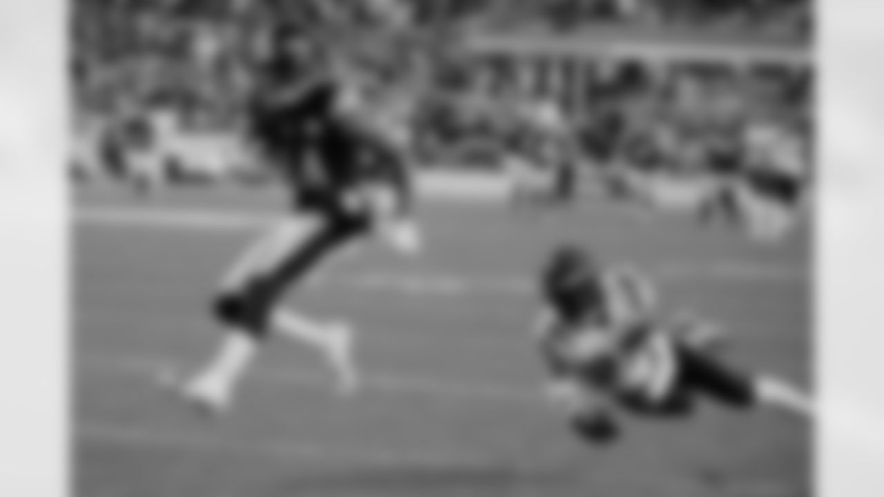 In 2023, Pickens led the entire NFL in average per catch at 18.1 yards. One of the games that catapulted him to that lofty average occurred against the Bengals. Pickens not only hauled in an 86-yard touchdown pass – the longest reception from scrimmage by any NFL player that year – but also had a 66-yarder in the same game. Pickens is one of just 13 players in NFL history to record multiple TDs of 65 yards or more in the same game.