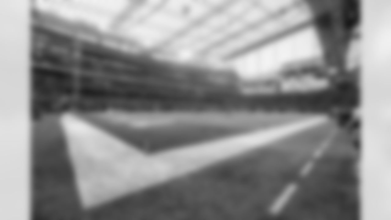 A general overall view of the interior of U.S. Bank Stadium as seen from field level in the corner of the end zone during an NFL football game between the Dallas Cowboys and The Minnesota Vikings, Sunday, Nov. 20, 2022, in Minneapolis. The Cowboys defeated the Vikings 40-3. (Scott Boehm via AP)