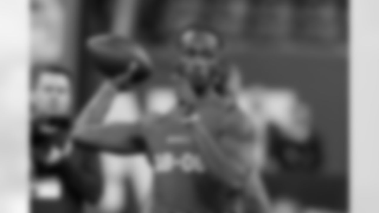 The NFL combine was made for quarterbacks like Joe Milton, who have cannons of arms that can air the ball out deep and draw "ooo's" and "ahh's" from the crowd on hand. Milton took that to the next level, airing out deep balls on go routes 70 yards or longer with a simple flick of his wrist. At Tennessee's pro day, Milton's throwing session was highlighted by an 80-yard throw that went viral on social media.