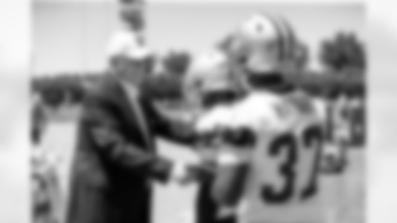 Mafah was greeted by Cowboys owner/GM Jerry Jones on his way out to his first rookie practice, just one week after being drafted in the seventh round.