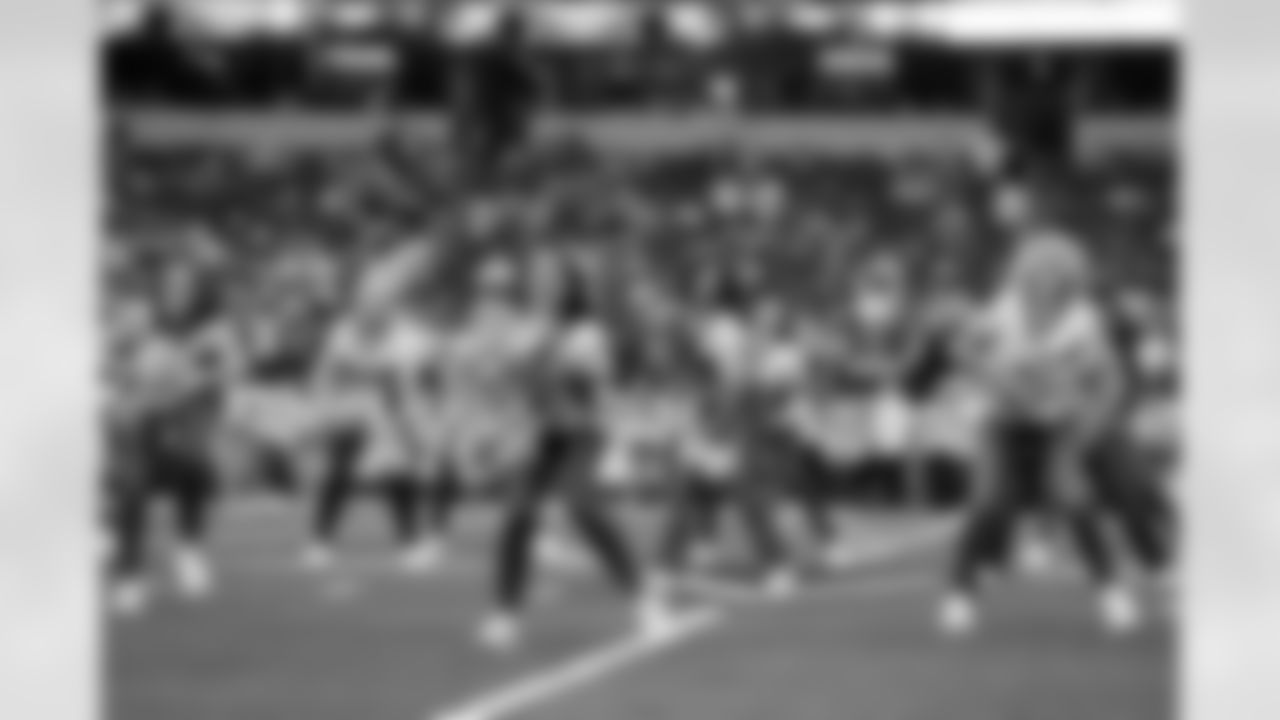 19 October 2025:   Cheerleaders halftime show
of the Dallas Cowboys during their regular season 44-22 win over the Washington Commanders at AT&T Stadium in Arlington, Texas.  Photo by James D. Smith/Dallas Cowboys