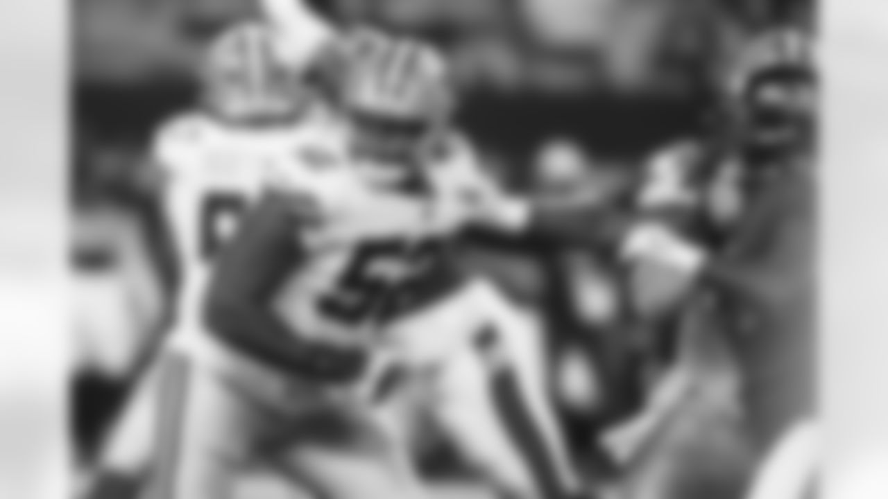 Strong debut for Booker
Saturday night was Cowboys' first-round pick Tyler Booker's NFL debut, after Brian Schottenheimer decided to rest him last week after playing a good amount in the team's joint practice against the Los Angeles Rams.
On Saturday night, Booker played into the third quarter along with most starters on the offensive line. The team didn't expect him to play that long from the start, but limited reps due to offensive struggles meant Booker had to go that long to hit the desired snap count that Schottenheimer and his staff wanted him to hit, and Booker even went over with 28 offensive snaps. And he made the most of them, holding up in pass protection and paving the way for a few big runs early in the game.
"When you don't get as many opportunities, you're going to have to get the numbers that you want," Schottenheimer said. "I think we had him slated for 20-25 plays, I'm not sure exactly what his numbers were, but again, it's a chance for us to get him some live reps and he needs them."