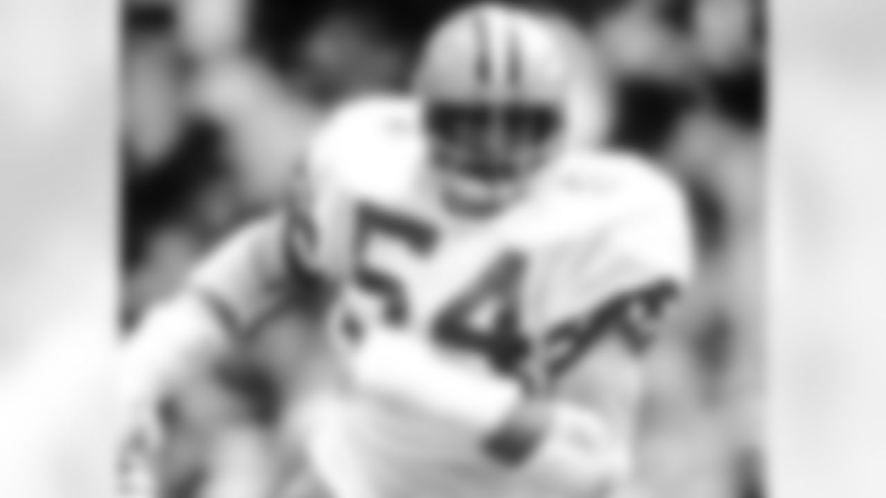 *15) What linebacker set the Cowboys' rookie record for sacks in a game with three against the Lions on Oct. 6, 1975? *

This is a bit of a trick question because, of course, Randy White went on to make the Pro Football Hall of Fame as a defensive tackle. But in his first two seasons, he was primarily used at linebacker with some snaps at defensive end as well. Also, sacks weren't an official NFL statistic until 1982, but the Cowboys kept track of "traps" back then, and White was credited with three, setting the team rookie record (since tied). Just for good measure, he also recovered two fumbles. Overall, the Doomsday Defense totaled a whopping 11 sacks that day, which still ranks third in team history, on the way to a 36-10 drubbing of the Lions. Offensively, another future Hall of Famer, Drew Pearson, earned a career-high 188 receiving yards with two touchdowns.
