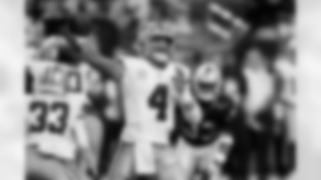 Dak Delivers

For the 13th time in his career with the Cowboys, Dak Prescott had a four-plus passing touchdowns game. 

Prescott finished the day completing 25 of his 33 passing attempts for 268 yards, and said following the game he was looking to be a "point guard" by spreading the ball out efficiently to all his receivers. 

Prescott and head coach Brian Schottenheimer also knew they'd be facing a defense with a lot of spot drops, and the Cowboys' receivers were in their spots on time when Prescott let the ball go to them.