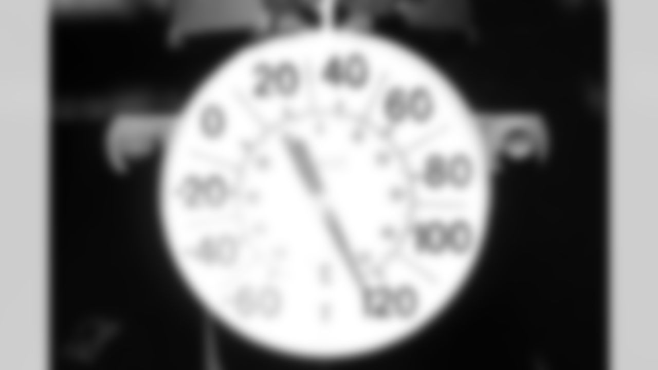 *13) The hottest game in Cowboys history was played in Texas Stadium on Sept. 3, 2000, against Philadelphia. What was the temperature at kickoff? *
The official temperature was listed at 109 degrees, but thermometers on the Texas Stadium turf reportedly got as high as 130. Given the unbearable conditions, the Eagles turned to pickle juice to stay hydrated and reduce the risk of muscle cramps, an unexpected concoction that apparently helped. Dallas was held to only 167 yards of total offense in a 41-14 defeat, ruining Dave Campo's debut as the Cowboys head coach.