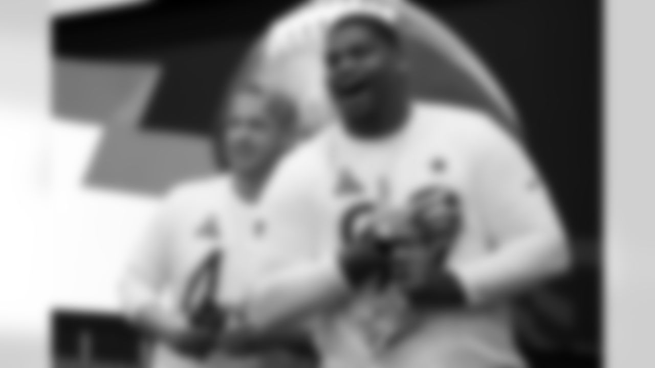 Dallas Cowboys defensive tackle Quinnen Williams (92) during the 2026 Pro Bowl Skills Challenge on Monday, February 2, 2026 in San Francisco. (Kara Durrette/NFL)