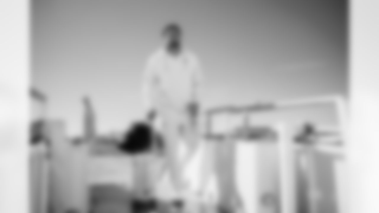 Miami Dolphins linebacker Cameron Goode (53) during arrivals to the plane for travel to Boston on Saturday, Jan. 3, 2026, in Fort Lauderdale, Fla. (Tomas Diniz Santos/Miami Dolphins)