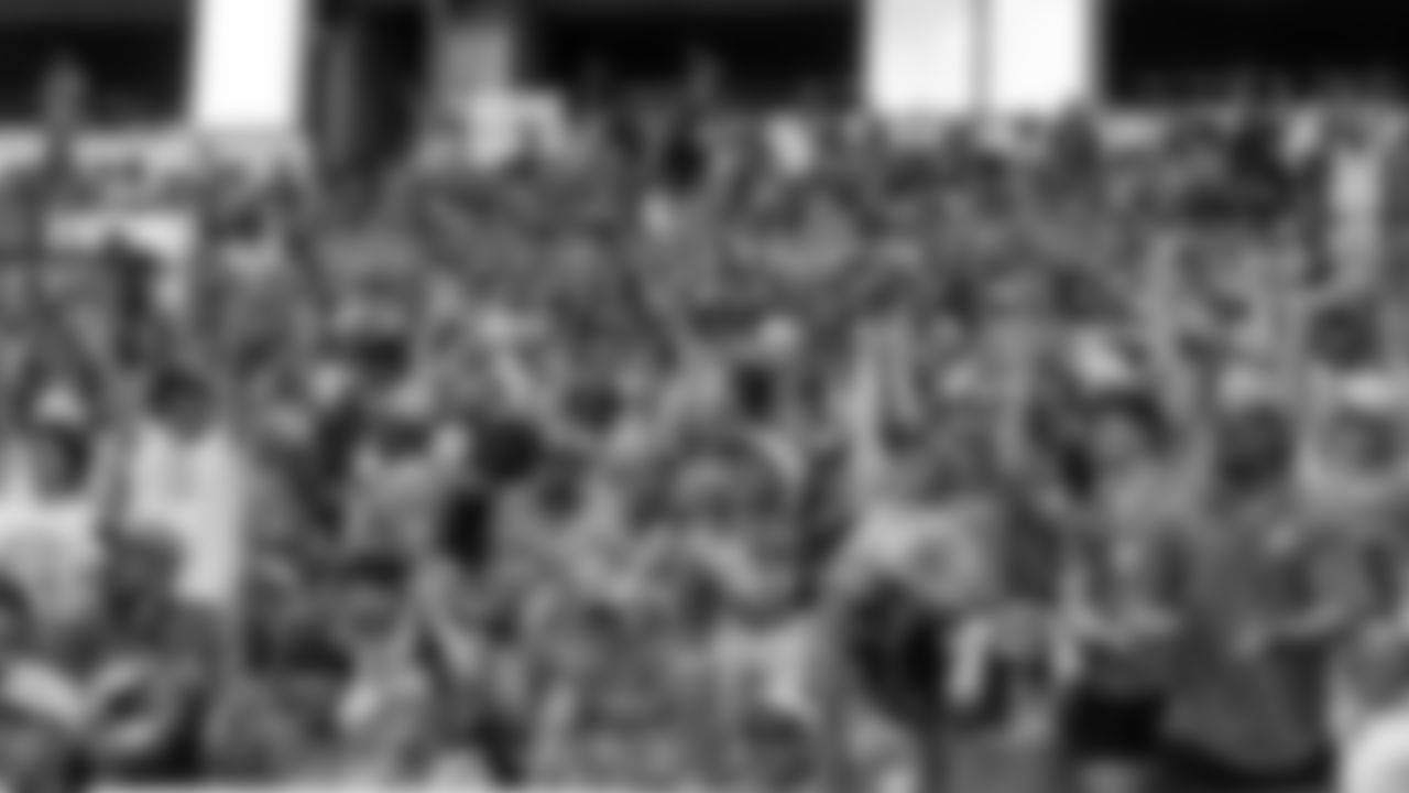 Miami Dolphins fans cheer during an NFL football game against the Buffalo Bills on Sunday, Nov. 9, 2025 in Miami Gardens, Fla. (Kevin Tubbergen/Miami Dolphins via AP)