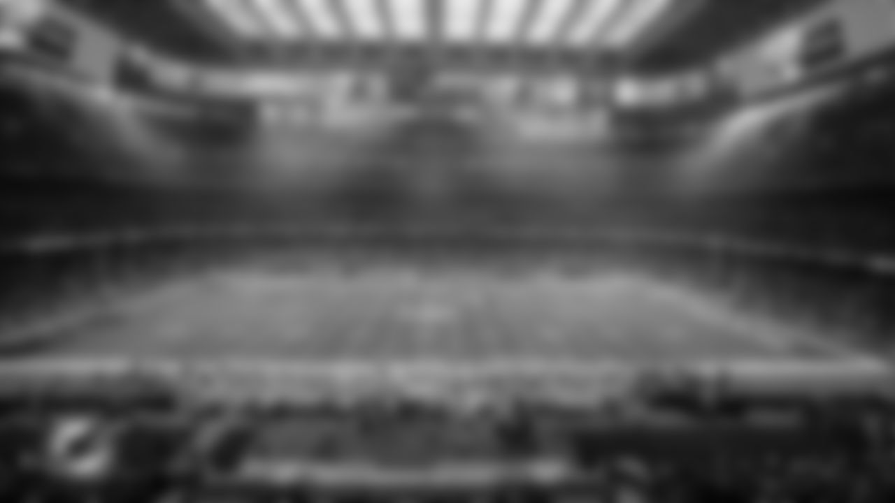 General view of Bernabéu Stadium during an NFL football game between the Miami Dolphins and Washington Commanders on Sunday, Nov. 16, 2025 in Madrid. (Robby Illanes/Miami Dolphins via AP)