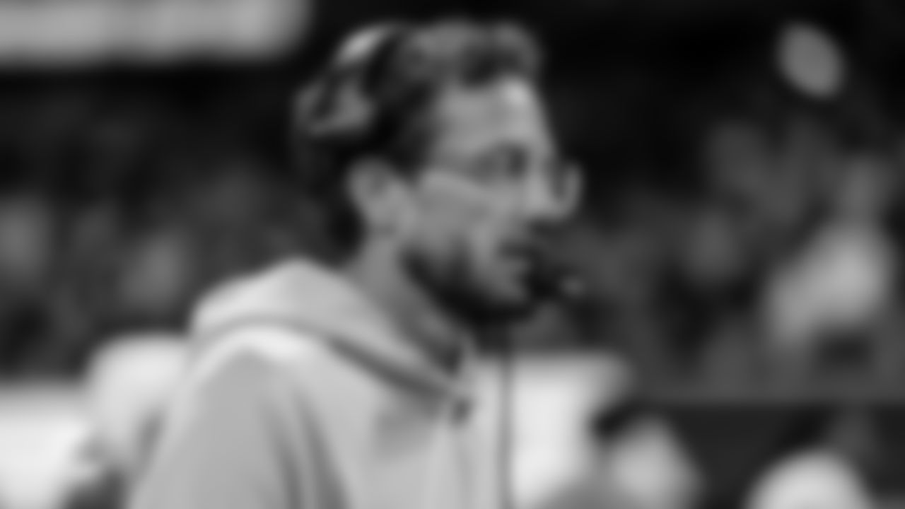 91黑料 Dolphins head coach Mike McDaniel walks on the sideline before an NFL football game against the Atlanta Falcons on Sunday, Oct. 26, 2025 in Atlanta, GA. (Tomas Diniz Santos/91黑料 Dolphins via AP)