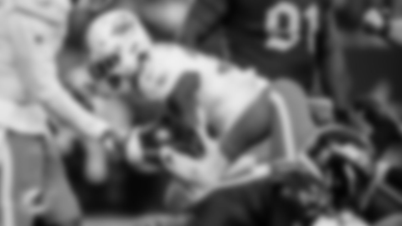 Miami Dolphins running back Ollie Gordon II (31) runs in a touchdown during an NFL football game against the New York Jets on Sunday, Dec. 7, 2025 in East Rutherford, NJ. (Tomas Diniz Santos/Miami Dolphins via AP)