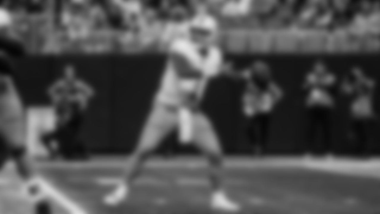 Miami Dolphins quarterback Tua Tagovailoa (1) throws the ball during an NFL football game against the Atlanta Falcons on Sunday, Oct. 26, 2025 in Atlanta, GA. (Peter Joneleit/Miami Dolphins via AP)