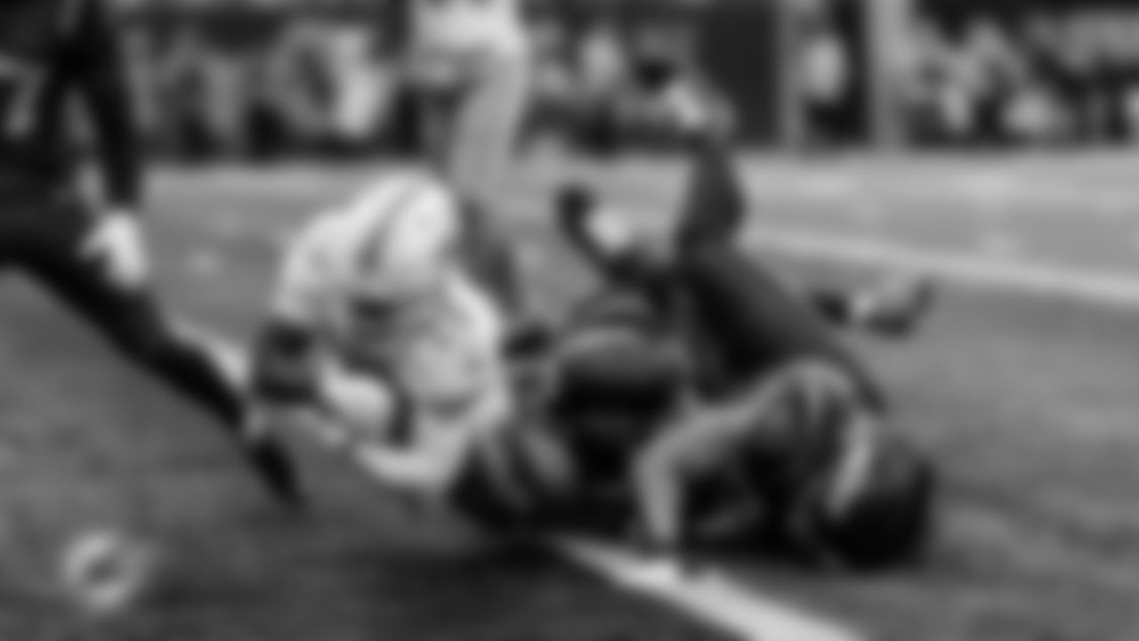 an NFL football game against the New York Jets on Sunday, Dec. 7, 2025 in East Rutherford, NJ. (Tomas Diniz Santos/Miami Dolphins via AP)