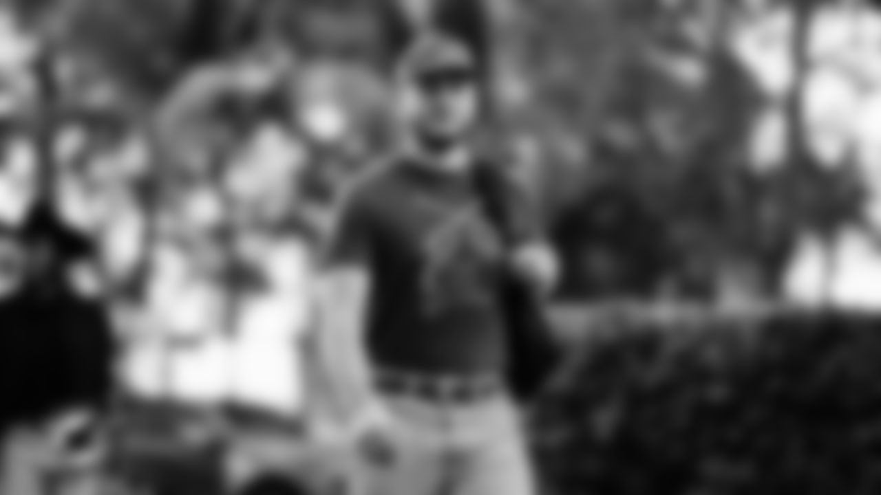 Miami Dolphins quarterback Quinn Ewers (14) arrives before an NFL football game against the Tampa Bay Buccaneers on Sunday, Dec. 28, 2025 in Miami Gardens, FL. (Tomas Diniz Santos/Miami Dolphins via AP)