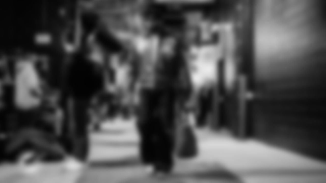 Miami Dolphins linebacker Bradley Chubb (2) arrives before an NFL football game against the New England Patriots on Sunday, Jan. 4, 2026 in Foxborough, MA. (Ryan Lee/Miami Dolphins via AP)