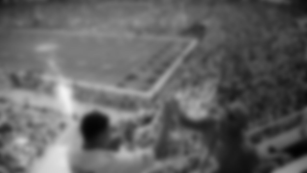 Miami Dolphins fans celebrate during an NFL football game against the Cincinnati Bengals on Sunday, Dec. 21, 2025 in Miami Gardens, FL. (Adler Garfield/Miami Dolphins via AP)