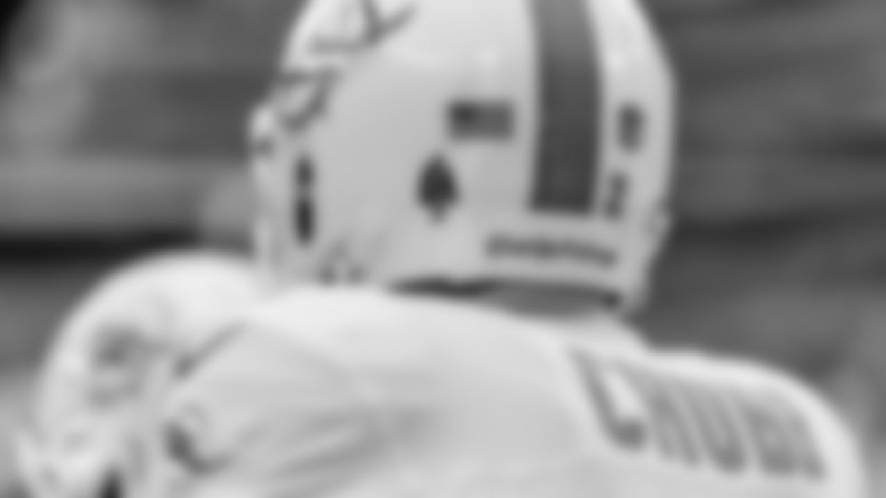 Miami Dolphins linebacker Bradley Chubb (2) exits the tunnel before an NFL football game against the New York Jets on Sunday, Dec. 7, 2025 in East Rutherford, NJ. (Tomas Diniz Santos/Miami Dolphins via AP)