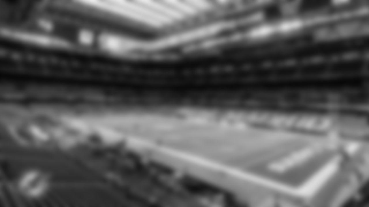 General view of Bernabéu Stadium before an NFL football game against the Washington Commanders on Sunday, Nov. 16, 2025 in Madrid. (Robby Illanes/Miami Dolphins via AP)