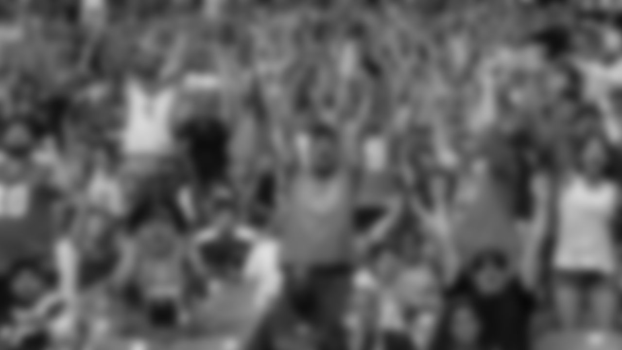 Miami Dolphins fans cheer during an NFL football game against the Buffalo Bills on Sunday, Nov. 9, 2025 in Miami Gardens, Fla. (Kevin Tubbergen/Miami Dolphins via AP)