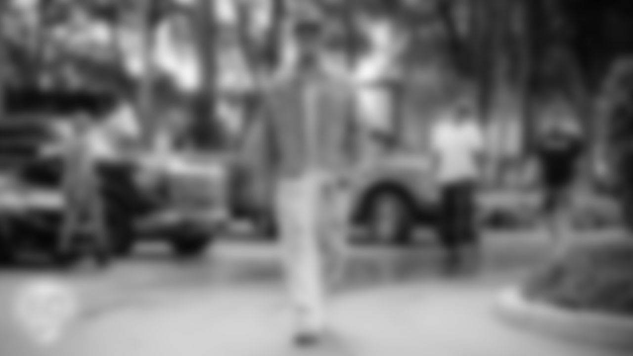 Miami Dolphins linebacker Quinton Bell (56) arrives before an NFL football game against the Cincinnati Bengals on Sunday, Dec. 21, 2025 in Miami Gardens, FL. (Raul Maristany/Miami Dolphins via AP)