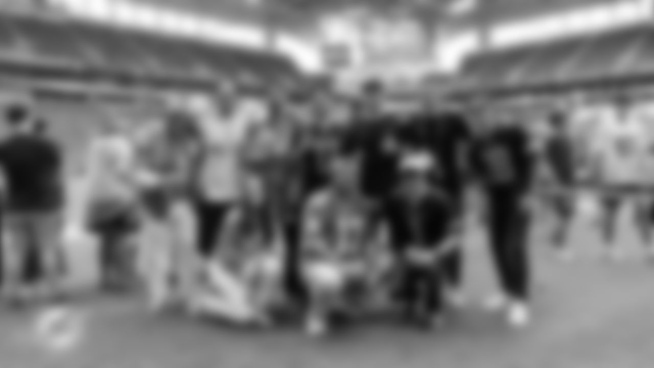 XX before an NFL football game against the New Orleans Saints on Sunday, Nov. 30, 2025 in Miami Gardens, FL. (Tomas Diniz Santos/Miami Dolphins via AP)