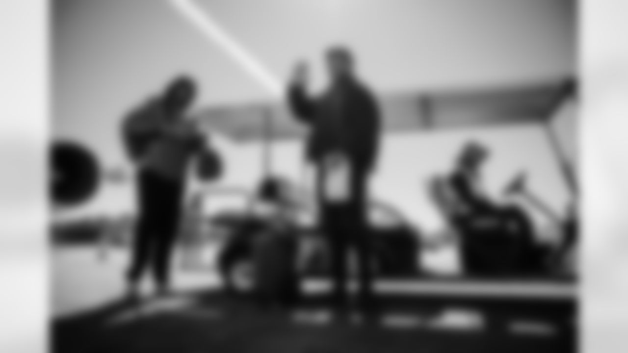 Miami Dolphins offensive tackle Austin Jackson (73) during arrivals to the plane for travel to Boston on Saturday, Jan. 3, 2026, in Fort Lauderdale, Fla. (Tomas Diniz Santos/Miami Dolphins)