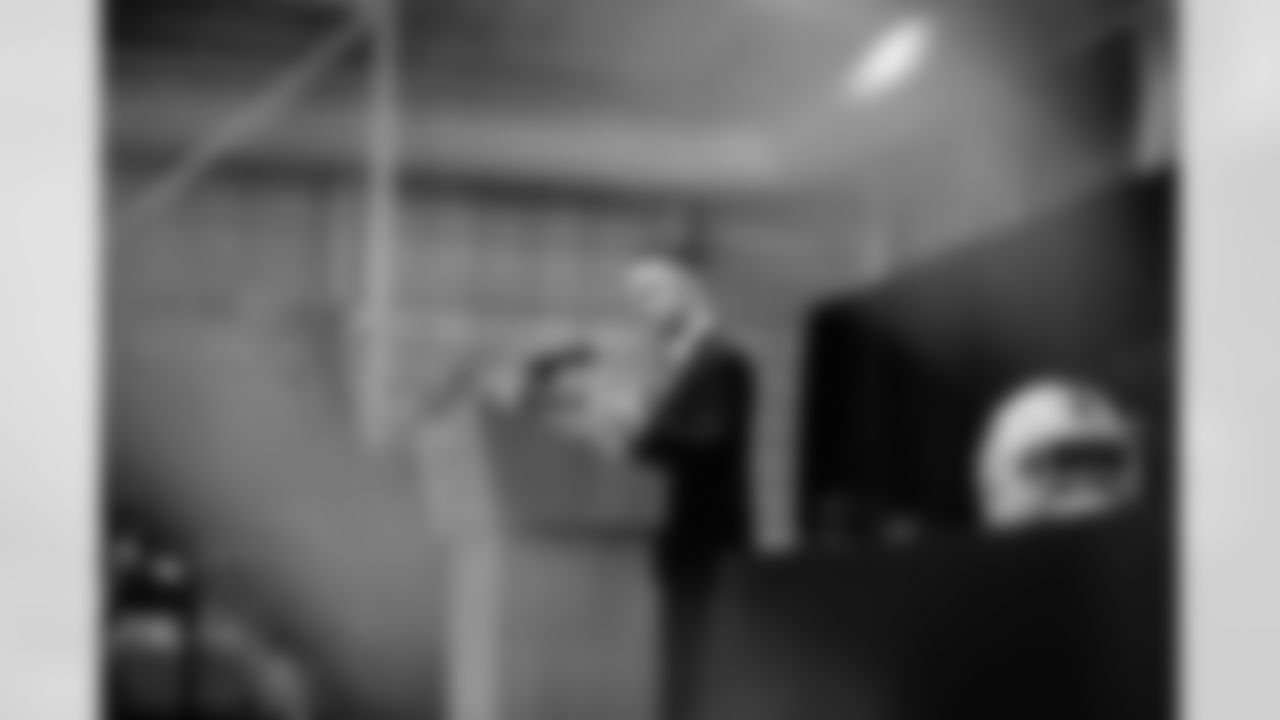 Miami Dolphins head coach Jeff Hafley during the introductory press conference at the Baptist Health Training Facility on Thursday, Jan. 22, 2026, in Miami Gardens, Fla. (Tomas Diniz Santos/Miami Dolphins)