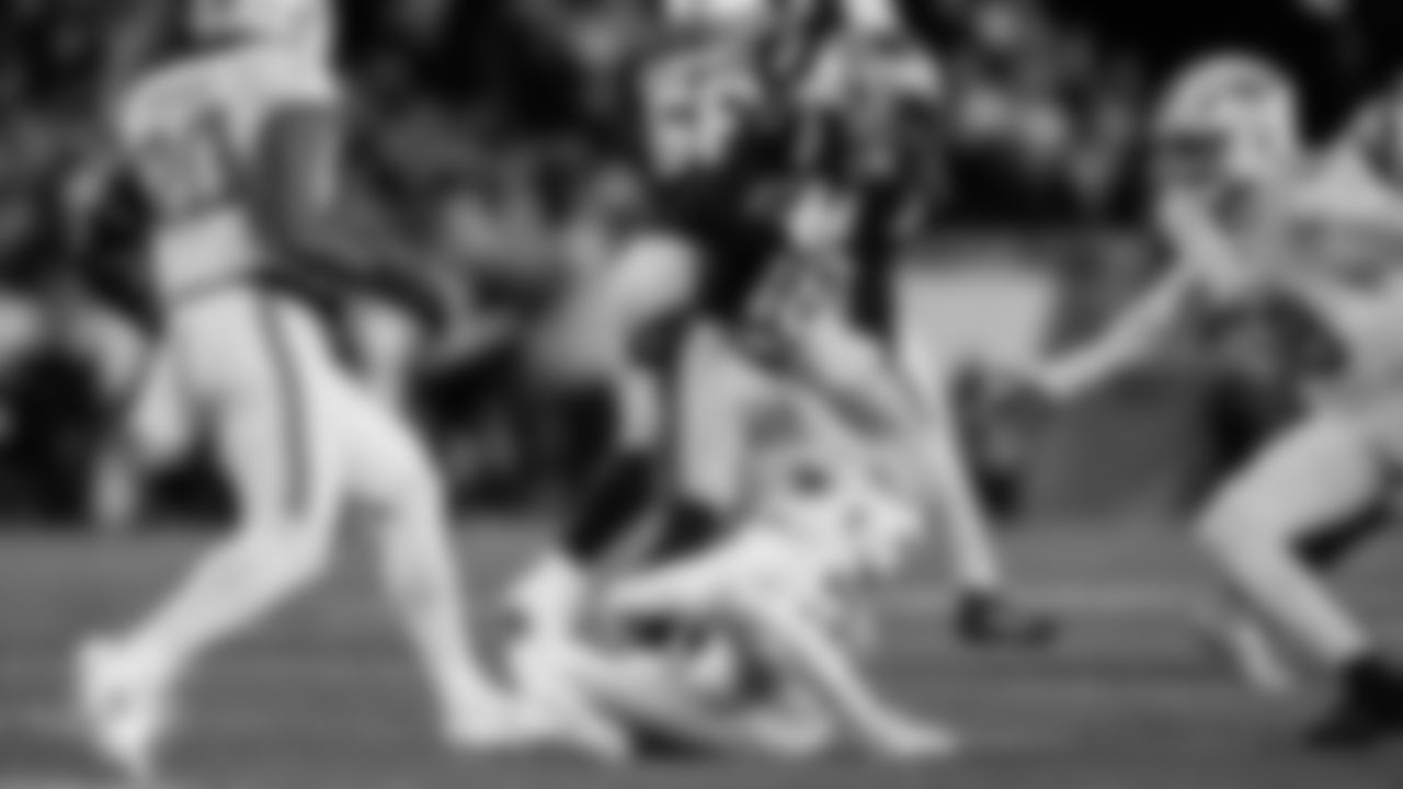 Miami Dolphins cornerback Jack Jones (23) makes a tackle during an NFL football game against the New England Patriots on Sunday, Jan. 4, 2026 in Foxborough, MA. (Tomas Diniz Santos/Miami Dolphins via AP)