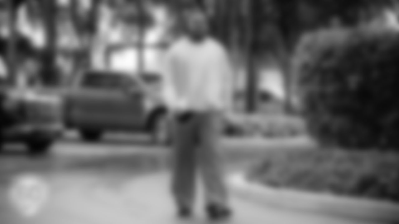 Miami Dolphins wide receiver Dee Eskridge (82) arrives before an NFL football game against the Cincinnati Bengals on Sunday, Dec. 21, 2025 in Miami Gardens, FL. (Raul Maristany/Miami Dolphins via AP)