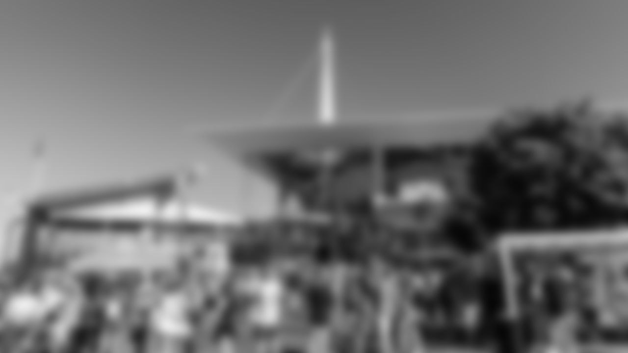 General view of South Plaza at Hard Rock Stadium before an NFL football game against the Tampa Bay Buccaneers on Sunday, Dec. 28, 2025 in Miami Gardens, FL. (AJ Shorter/Miami Dolphins via AP)