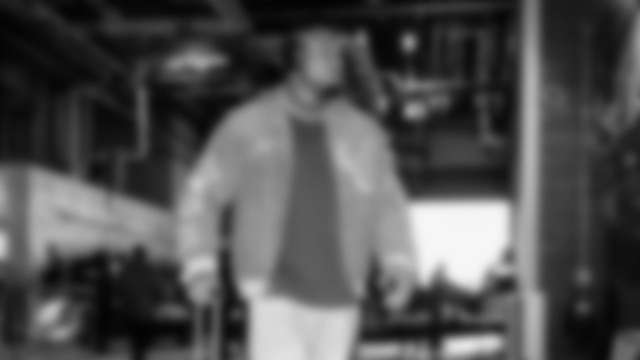 Miami Dolphins linebacker Quinton Bell (56) arrives before an NFL football game against the New York Jets on Sunday, Dec. 7, 2025 in East Rutherford, NJ. (Tomas Diniz Santos/Miami Dolphins via AP)