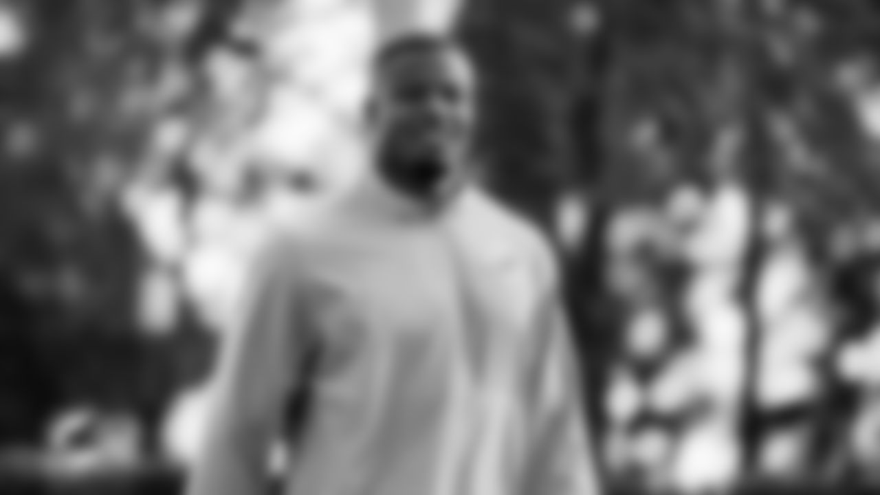 Miami Dolphins linebacker Quinton Bell (56) arrives before an NFL football game against the New Orleans Saints on Sunday, Nov. 30, 2025 in Miami Gardens, FL. (Tomas Diniz Santos/Miami Dolphins via AP)