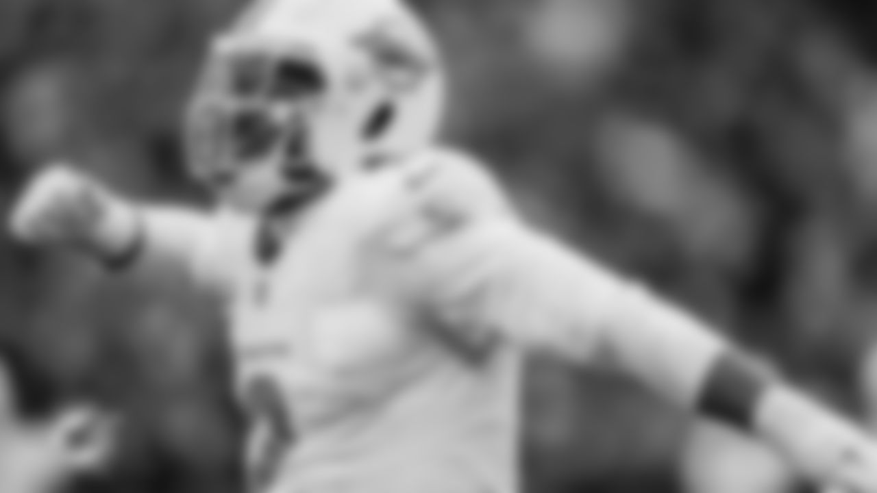 Miami Dolphins linebacker Bradley Chubb (2) celebrates during an NFL football game against the New York Jets on Sunday, Dec. 7, 2025 in East Rutherford, NJ. (Tomas Diniz Santos/Miami Dolphins via AP)