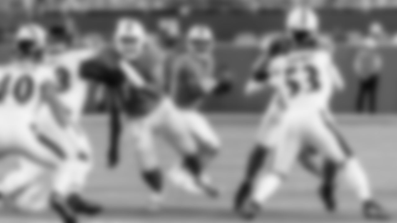 an NFL football game against the Baltimore Ravens on Thursday, Oct. 30, 2025 in Miami Gardens, FL. (Kelly Gavin/Miami Dolphins via AP)