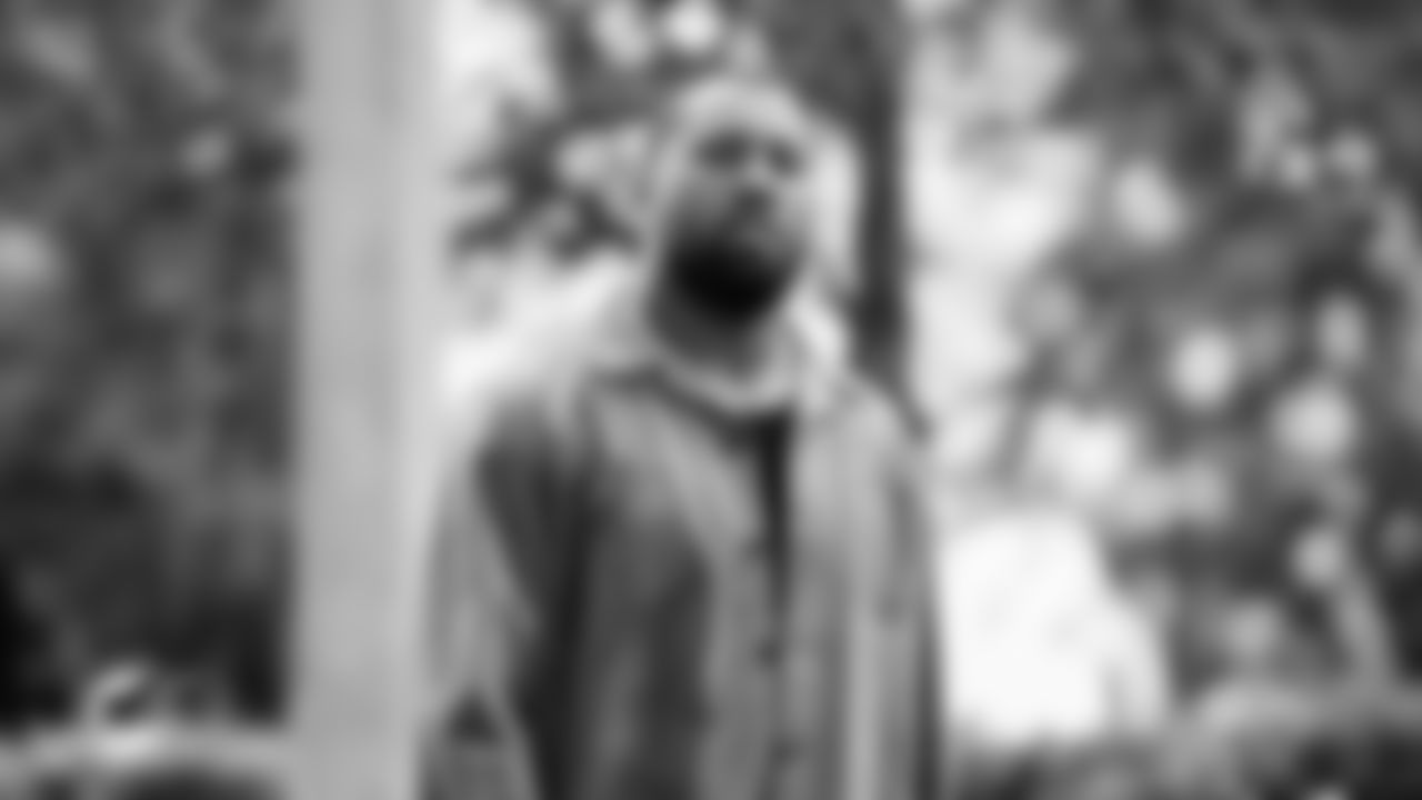 Miami Dolphins linebacker Bradley Chubb (2) arrives before an NFL football game against the Baltimore Ravens on Thursday, Oct. 30, 2025 in Miami Gardens, FL. (Tomas Diniz Santos/Miami Dolphins via AP)