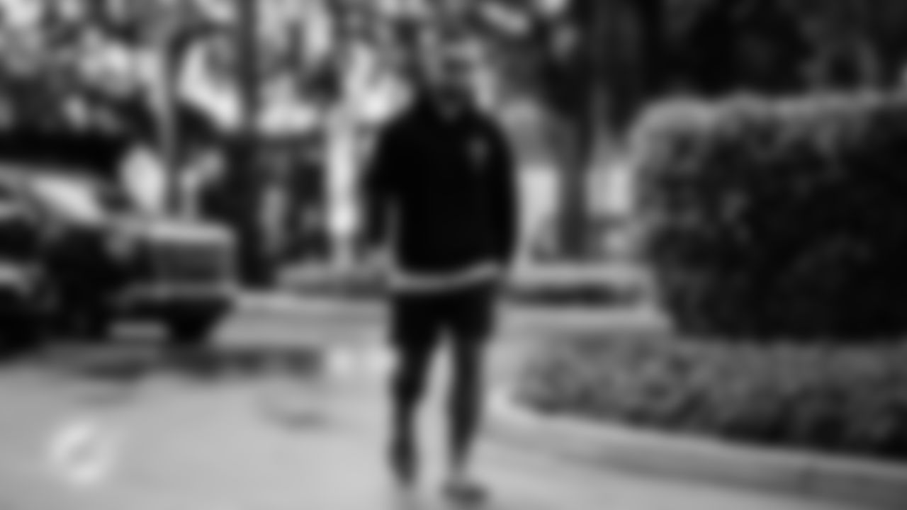 Miami Dolphins quarterback Tua Tagovailoa (1) arrives before an NFL football game against the Buffalo Bills on Sunday, Nov. 9, 2025 in Miami Gardens, Fla. (Tomas Diniz Santos/Miami Dolphins via AP)