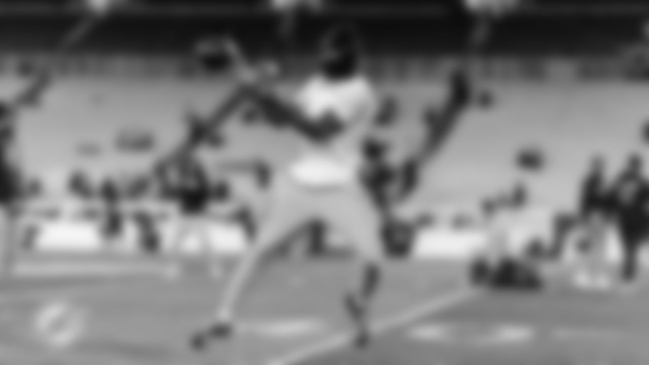 Miami Dolphins cornerback Isaiah Johnson (46) arrives before an NFL football game against the Pittsburgh Steelers on Monday, Dec. 15, 2025 in Pittsburgh, PA. (Tomas Diniz Santos/Miami Dolphins via AP)