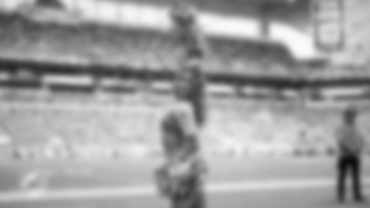 Miami Dolphins Cheerleader Bella D. during an NFL football game against the New Orleans Saints on Sunday, Nov. 30, 2025 in Miami Gardens, FL. (Ruben Gonzalez/Miami Dolphins via AP)