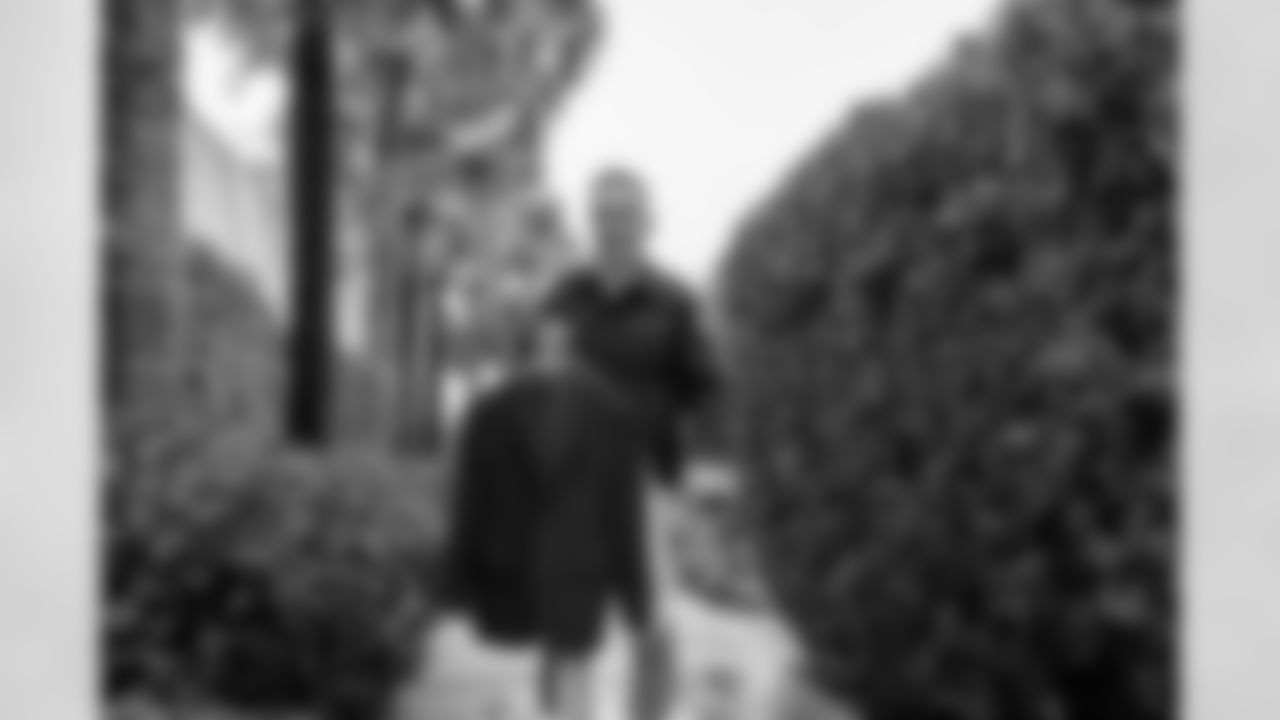 Miami Dolphins head coach Jeff Hafley arrives to the Baptist Health Training Facility on Thursday, Jan. 22, 2026, in Miami Gardens, Fla. (Peter McMahon/Miami Dolphins)