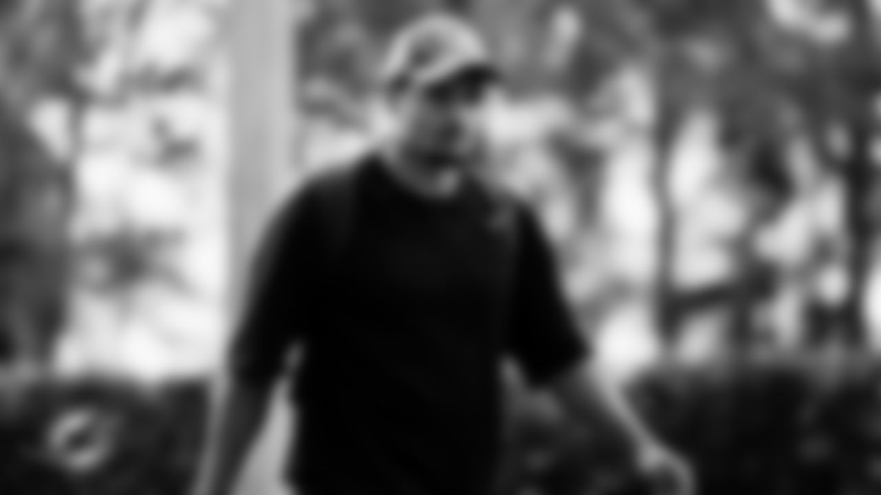 Miami Dolphins safety Minkah Fitzpatrick (29) arrives before an NFL football game against the Buffalo Bills on Sunday, Nov. 9, 2025 in Miami Gardens, Fla. (Tomas Diniz Santos/Miami Dolphins via AP)