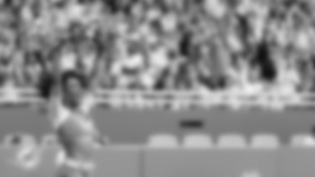 Miami Dolphins Cheerleader Kimora M. performs during an NFL football game against the Tampa Bay Buccaneers on Sunday, Dec. 28, 2025 in Miami Gardens, FL. (Mary Holt/Miami Dolphins via AP)