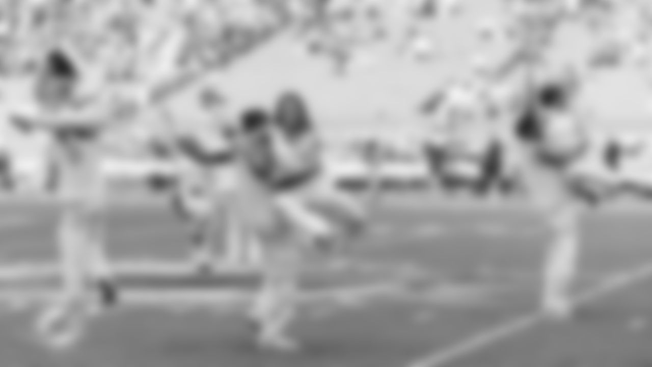 Halftime performance during an NFL football game between the Miami Dolphins and the Buffalo Bills on Sunday, Nov. 9, 2025 in Miami Gardens, Fla. (Kevin Tubbergen/Miami Dolphins via AP)